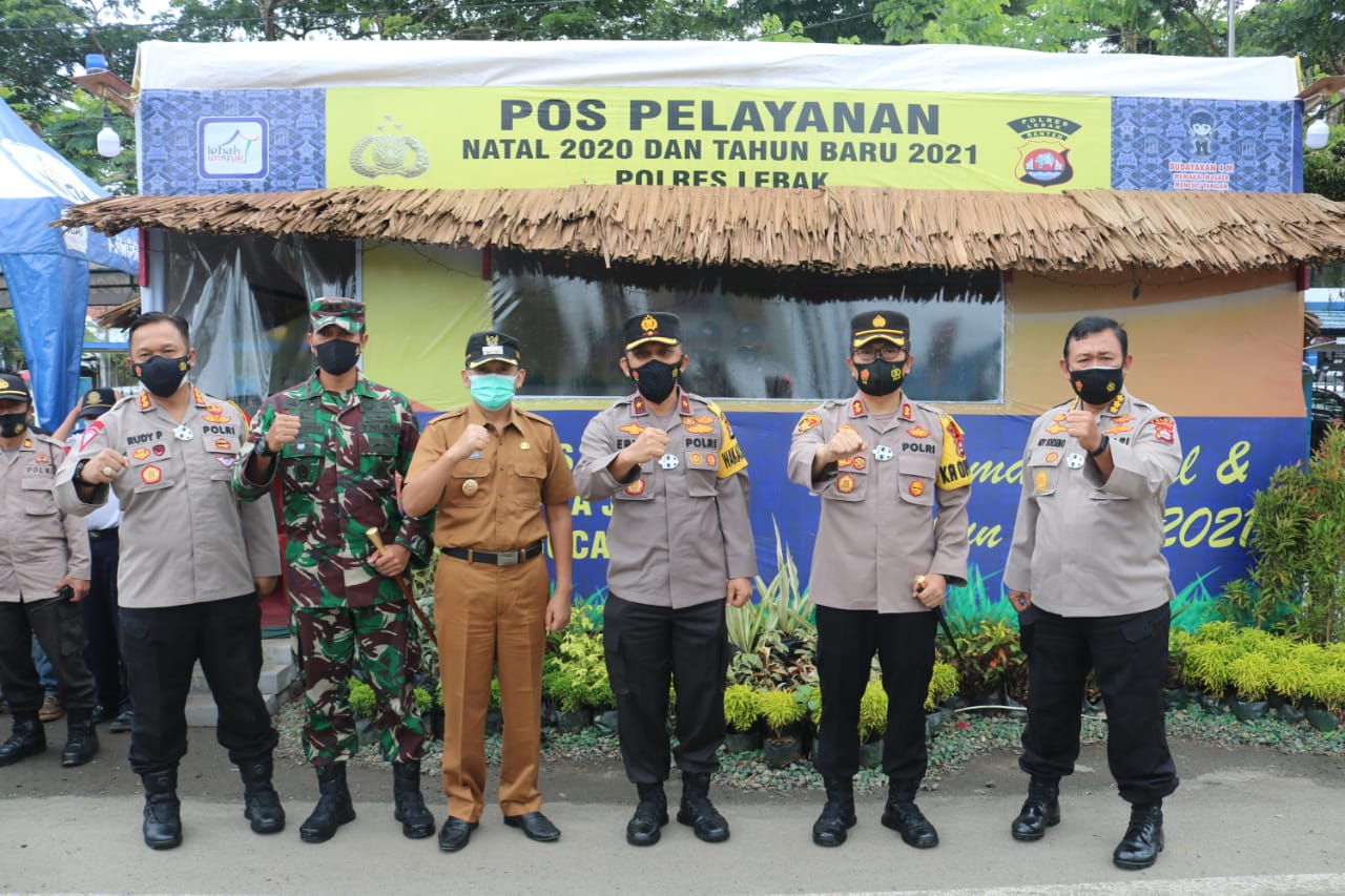 Cek Kesiapsiagaan Personil, Wakapolda Banten Bersama PJU Kunjungi Pos