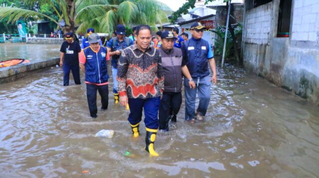 Pj Wali Kota Tangerang : Walaupun Banjir Telah Surut Tetap Waspada.