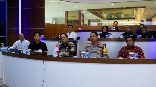 Pj.Walikota Tangerang Gelar Rapat Persiapan Pemilu Secara Daring.