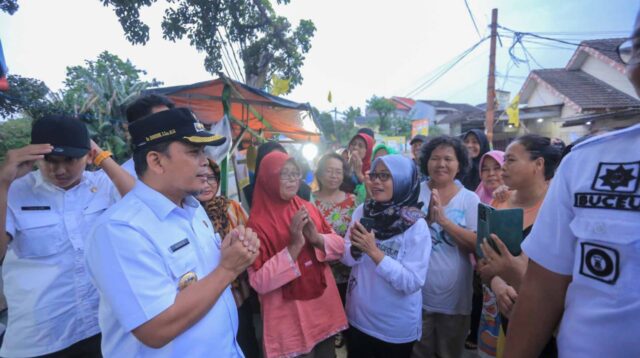 Pj.Walikota Tinjau Sistem Saluran Pengendali Banjir di Wilayah Cibodas.