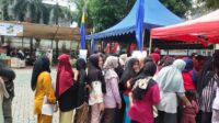 Menyambut HUT Kota Tangerang Ke-31 Kecamatan Periuk Gelar Pasar Murah.
