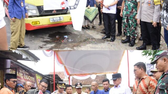 Pj Bupati TuBaBa Melepas Pendistribusian Logistik Pemilu Tahun 2024.
