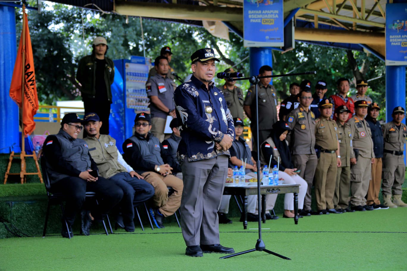 Pj Wali Kota Tangerang Pimpin Apel Siaga Pengawasan Masa Tenang.
