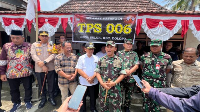 Monitoring TPS di Madiun, Danrem 081/DSJ : Alhamdulillah Berjalan Aman, Tertib dan Lancar.