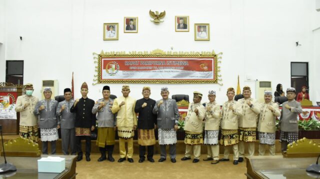 Memperingati HUT Provinsi Lampung Ke-60, Pj Bupati Tubaba Bacakan Sambutan Gubernur.