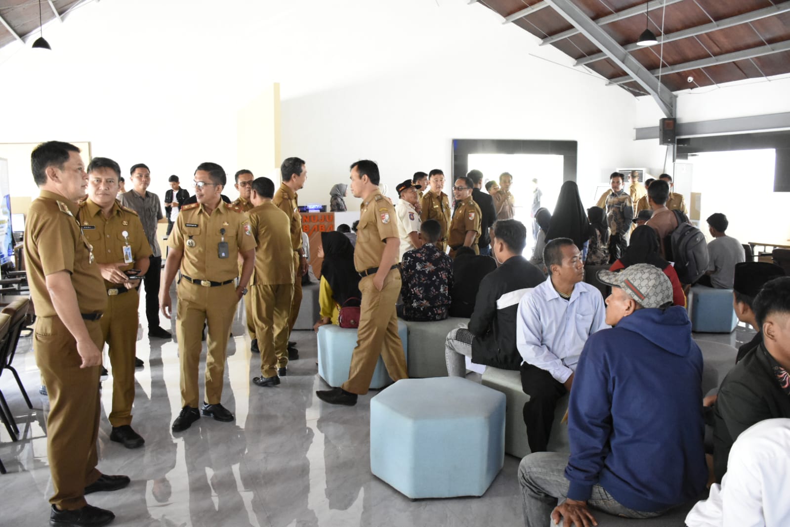 Bupati Tubaba Pasca Libur Lebaran Tinjau Puskesmas.