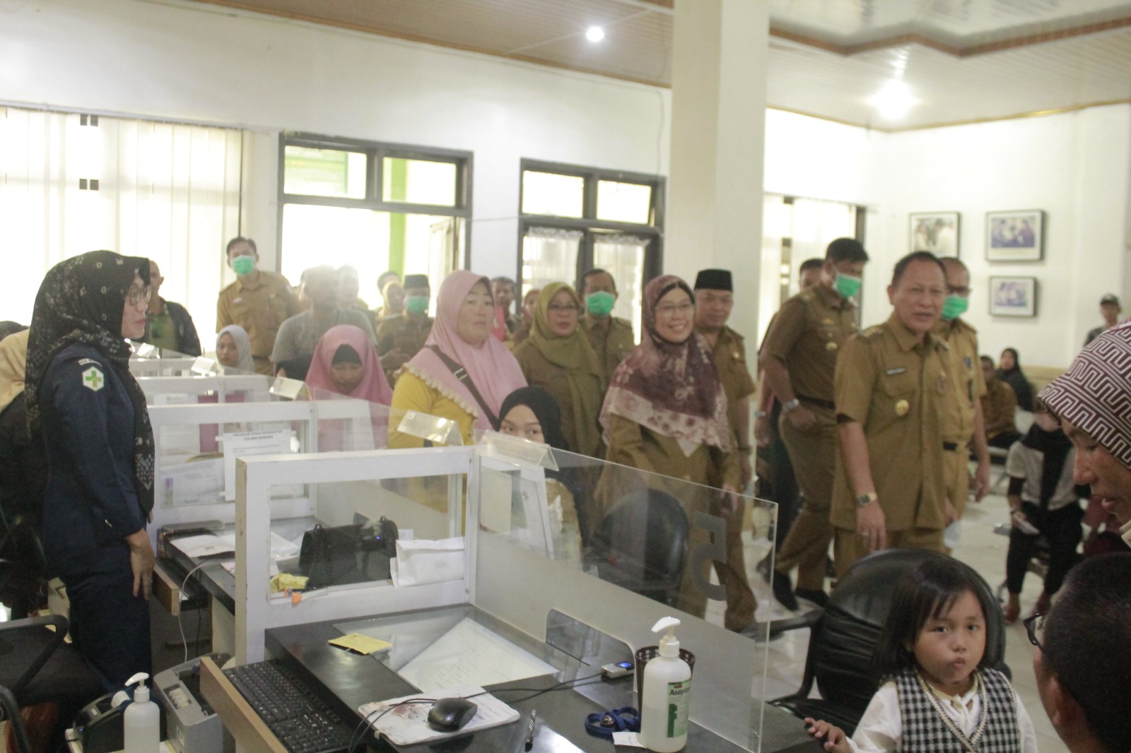 Hari Pertama Masuk Kerja Pj Bupati Tulang Bawang Lakukan Silaturahmi Ke OPD.