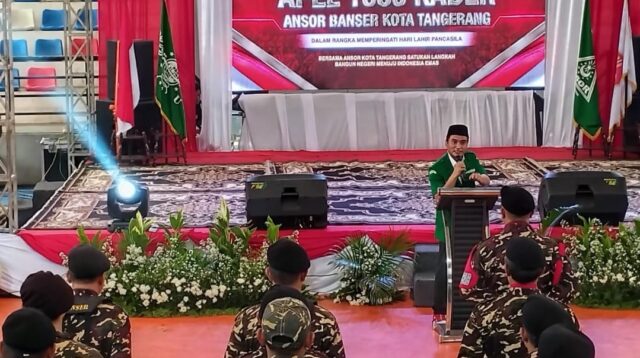Harlah Pancasila, GP Ansor Kota Tangerang Gelar Apel 1000 Kader.