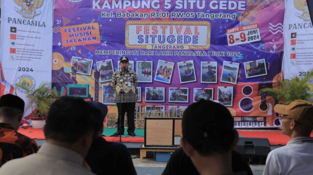 Pj Wali Kota Tangerang Menghadiri Festival Musisi Jalanan.