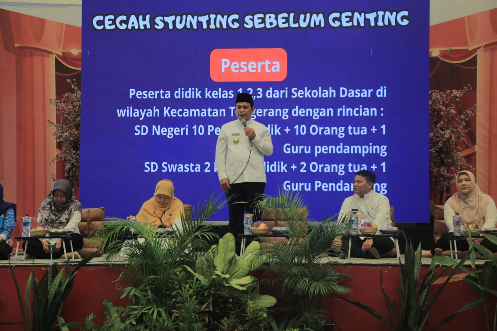 Pj. Wali Kota Tangerang Buka Acara Talk Show Edukasi Gizi.