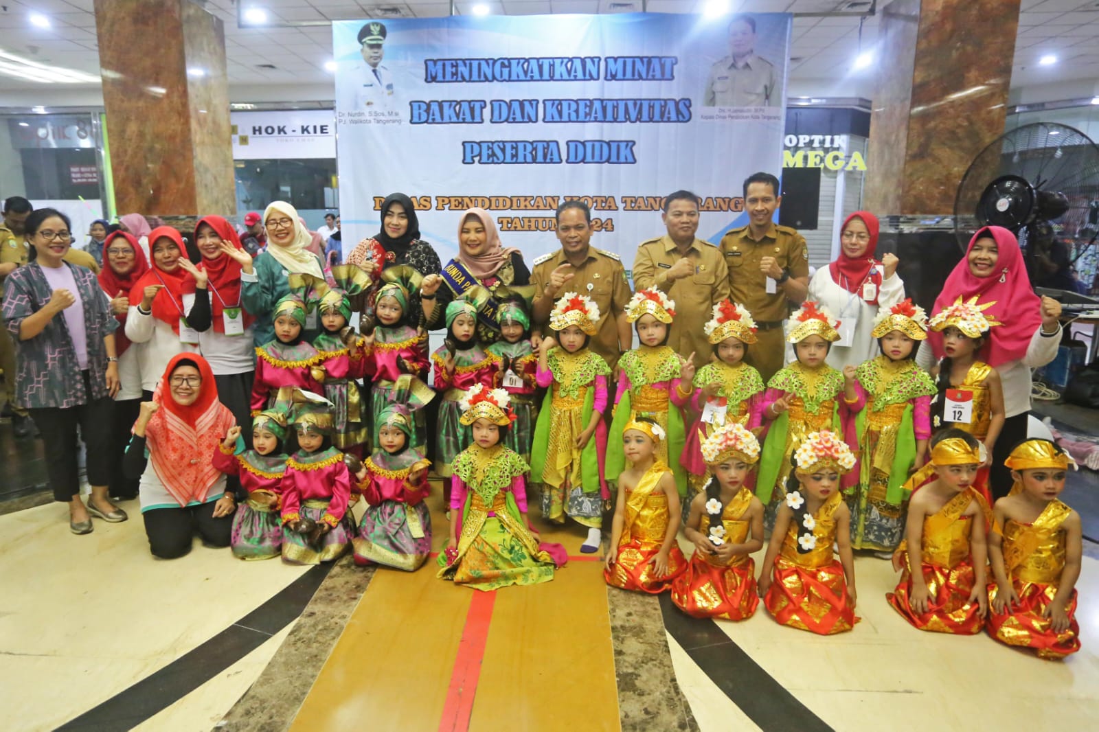 Pj Wali Kota Tangerang Membuka Acara Kegiatan Peningkatan Minat Bakat dan Kreativitasi Peserta PAUD.