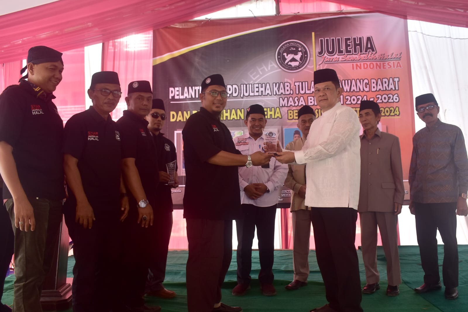Pj Bupati Tubaba Menghadiri Pelantikan DPD JULEHA.