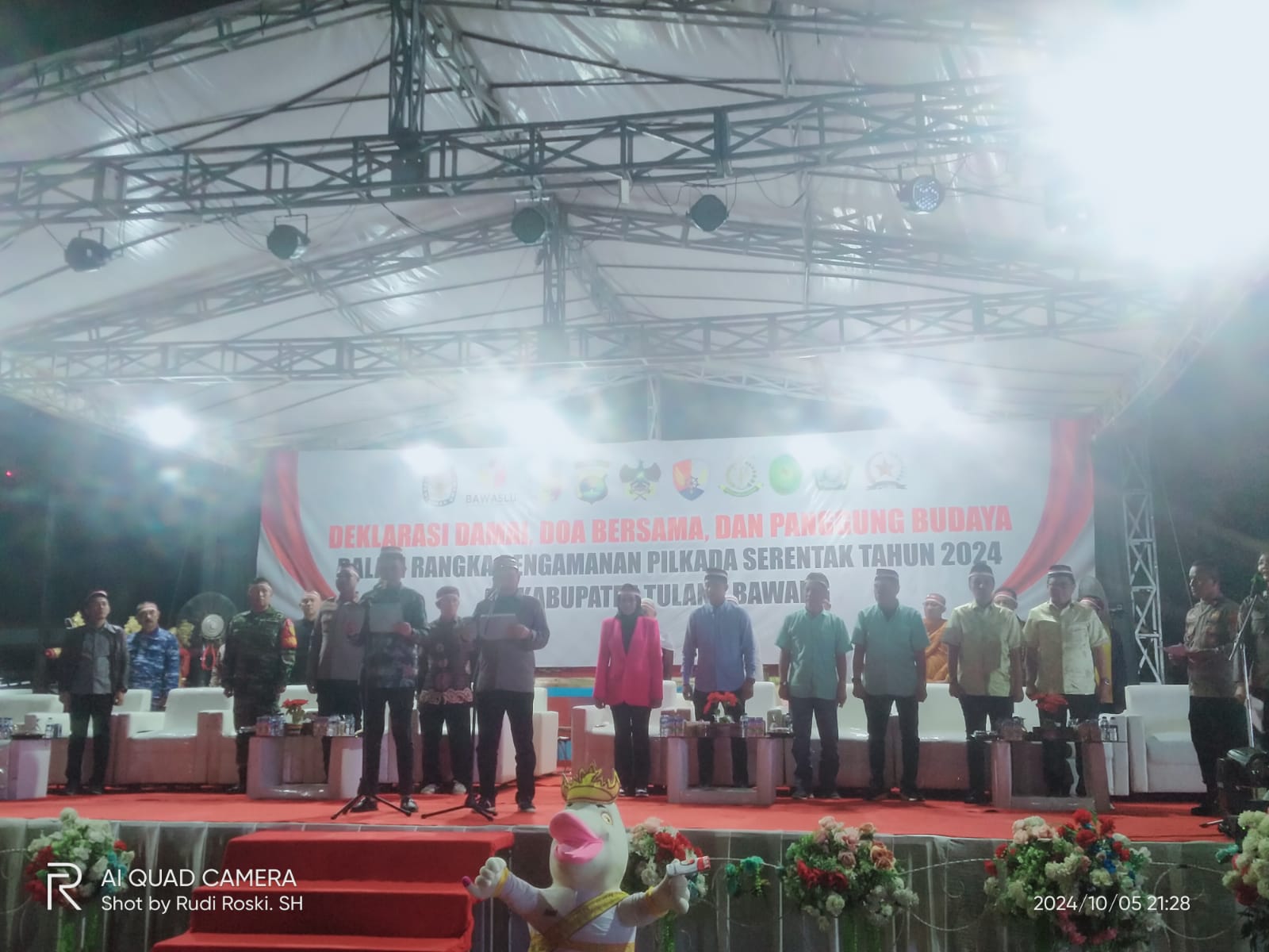 KPU Kabupaten Tulang Bawang Gelar Kampanye Damai.