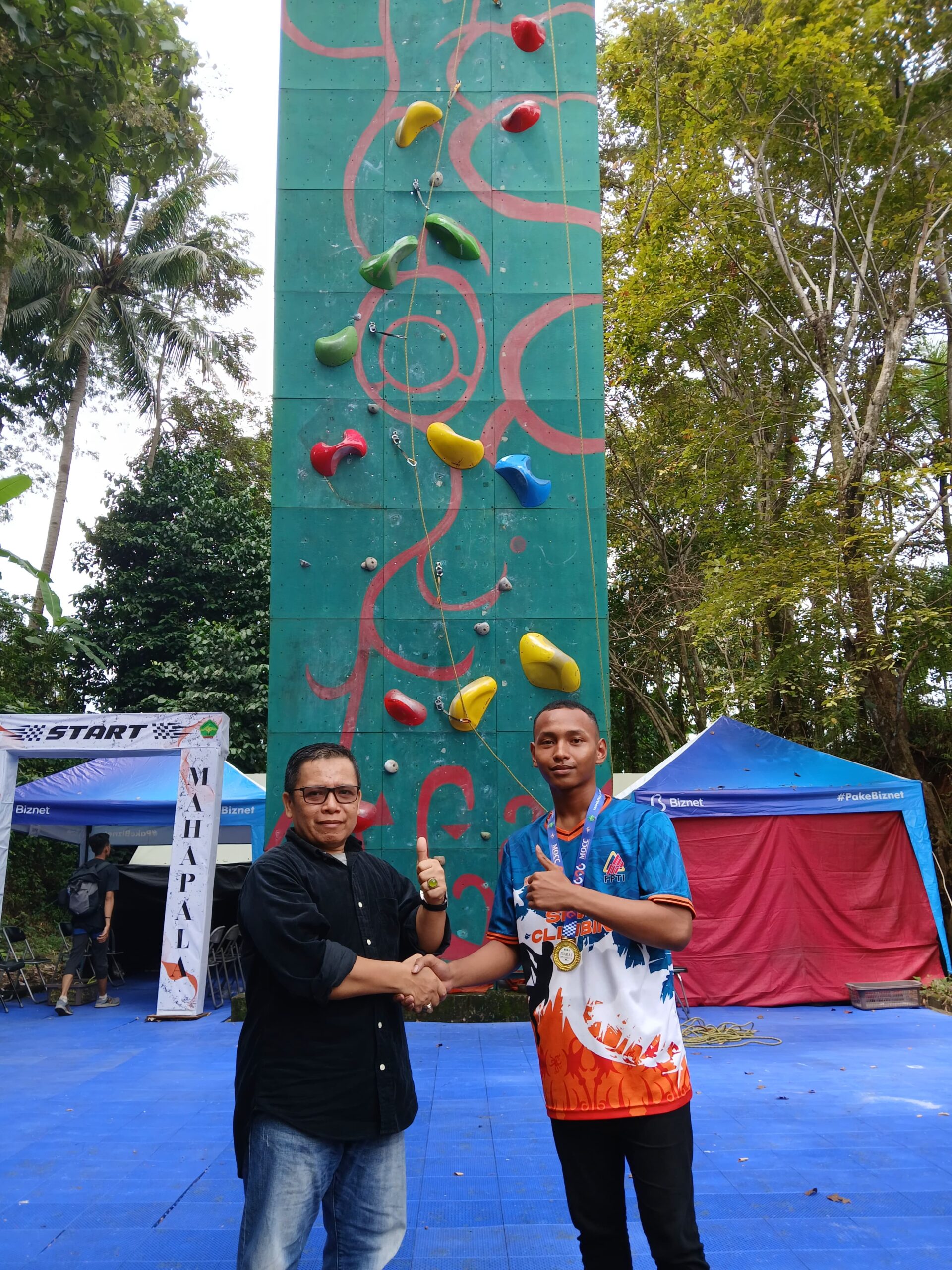 Atlet Panjat Tebing Tubaba Raih Emas dan Perunggu di Ajang MOCC!