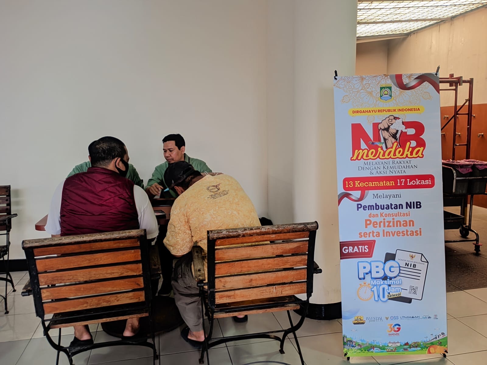 Pemkot Tangerang Gelar Pembuatan NIB Gratis di Fresh Market Green Lake City.