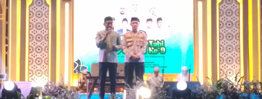 Camat Sepatan Hadiri Maulid Nabi dan Sampaikan Program Pembuatan E-KTP di Kecamatan.