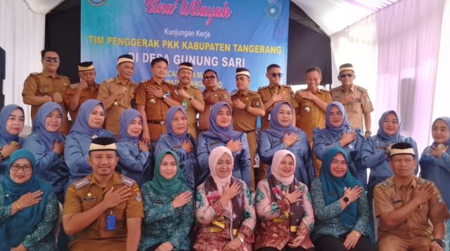 Binwil di Desa Gunung Sari, Ketua PKK Kecamatan Mauk Berharap 10 Program Pokok Bisa Terlaksana dengan Baik.