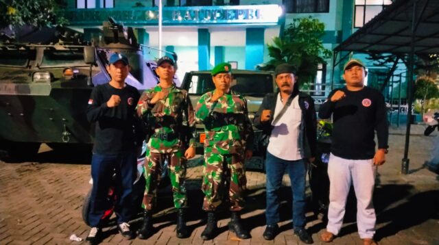 Koramil 02/Batuceper bersama BPPKB Batu Jaya Lakukan Patroli.