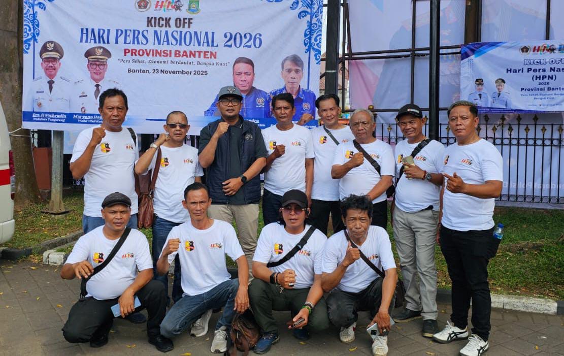 Kepala Bagian Protokol Kota Tangerang Dorong Penguatan Marwah Pers pada Kick Off HPN 2026 di Banten.