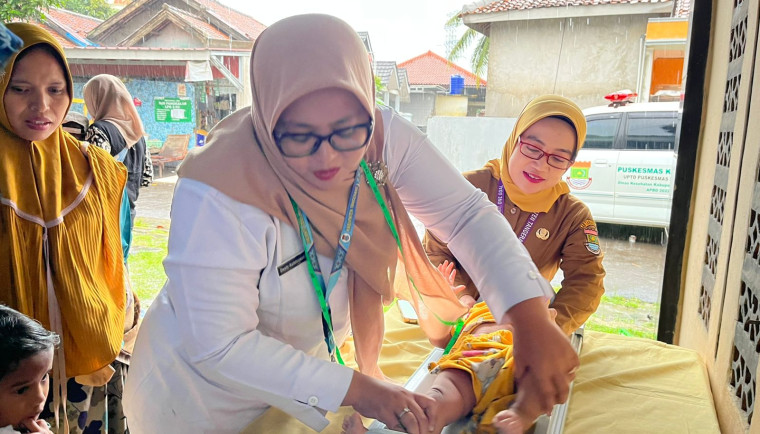 Puskesmas Sukatani Perkuat Pelayanan Kesehatan Primer Lewat Grebek Posyandu 2026.