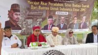 Penuh Kekhidmatan, KH Aby Muluk Pimpin Doa Keselamatan dan Kesuksesan HPN 2026 di Banten Lama.