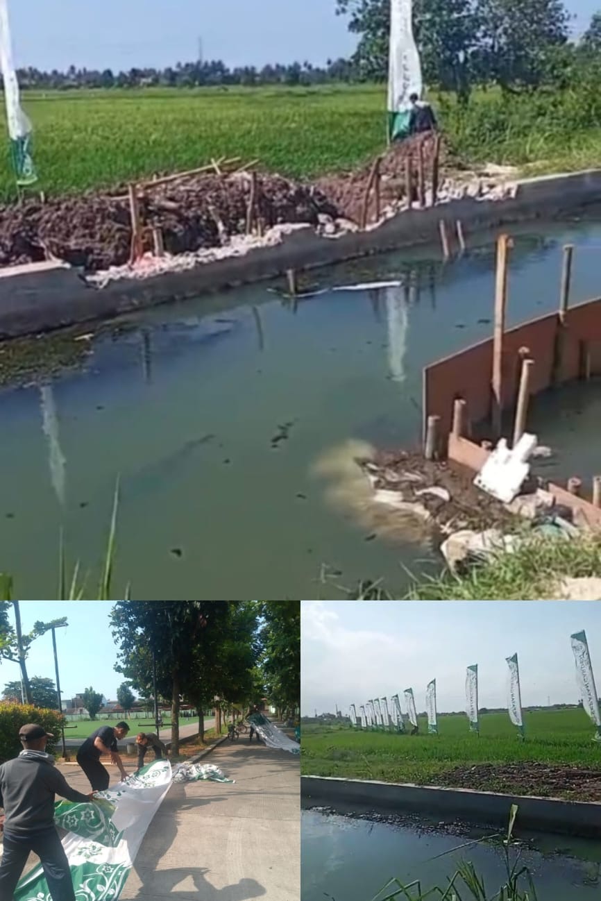 Diduga Belum Mengantongi Izin Resmi, Pembangunan Jembatan Akses Sepatan Garden Ditunda.