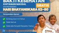 Semarak Hari Bhayangkara ke-80, Polda Banten Gelar Donor Darah dan Khitanan Gratis