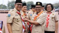 Terima Lencana Dharma Bakti, Maryono: Pramuka Terus Berkarya dan Peduli Sesama