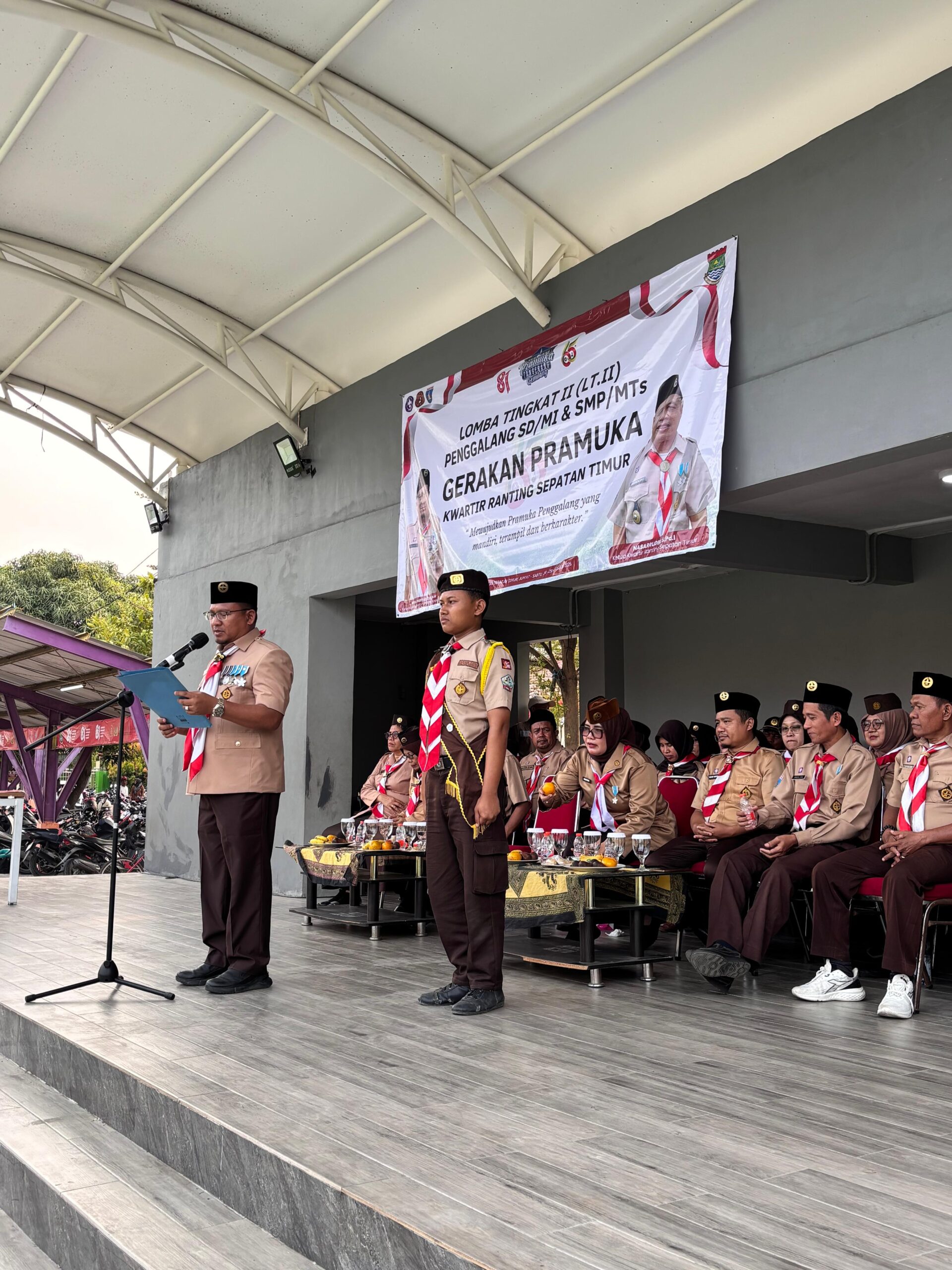 Camat Sepatan Timur Buka Lomba Tingkat ll Pramuka Penggalang, Tekankan Pentingnya Karakter di Era Digitalisasi