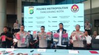 Polres Metro Tangerang Kota Ungkap 59 Kasus Curanmor, Dua Kasus Libatkan Senjata Api.