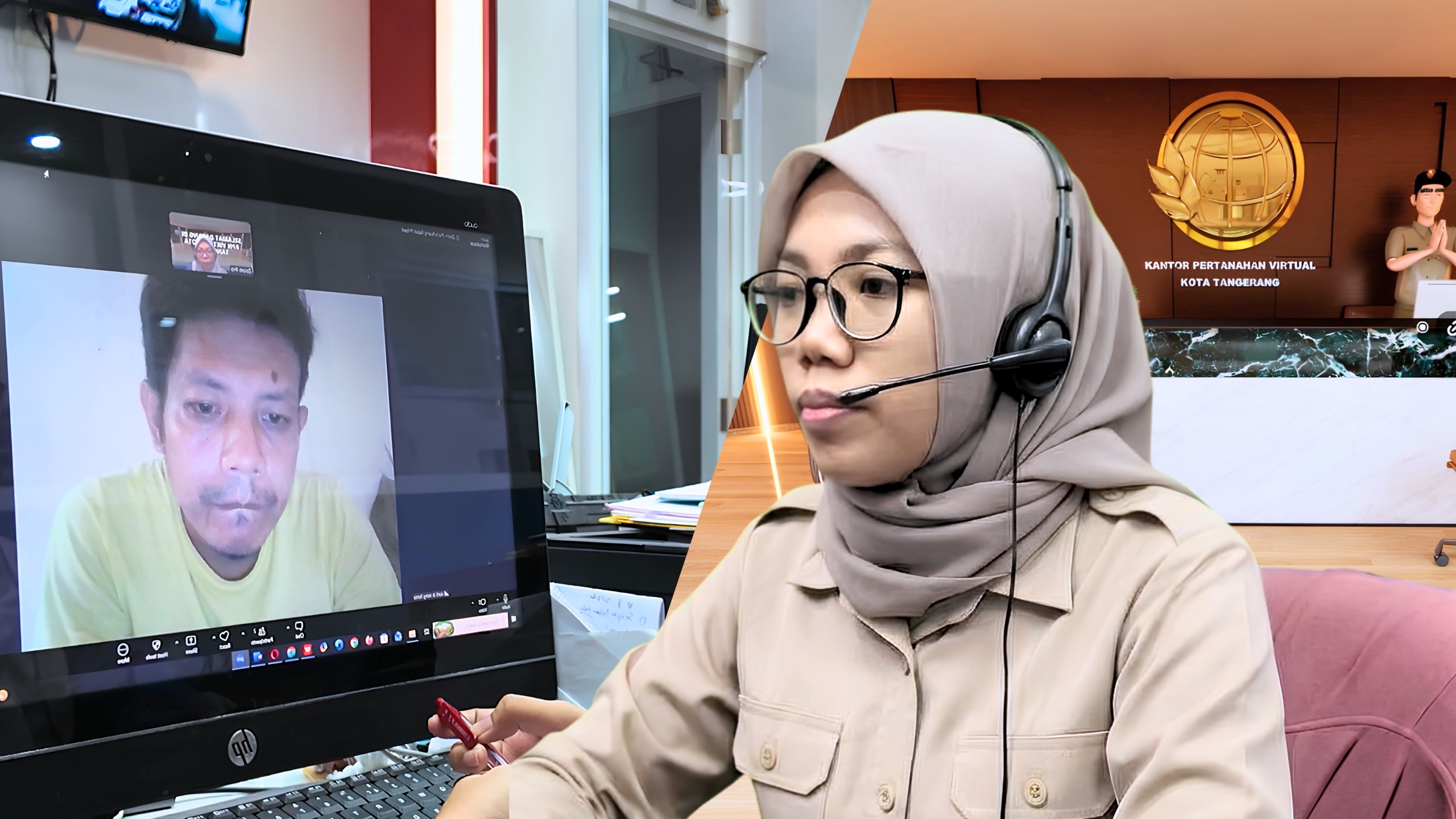 Kantah Virtual Perluas Akses Layanan Digital, Dukung Peningkatan Economic Value Added Kantor Pertanahan Kota Tangerang.