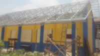Rangka Baja Ringan Kanal C dan Reng di SDN 01 Rejosari Diduga Pakai Material Oplosan.