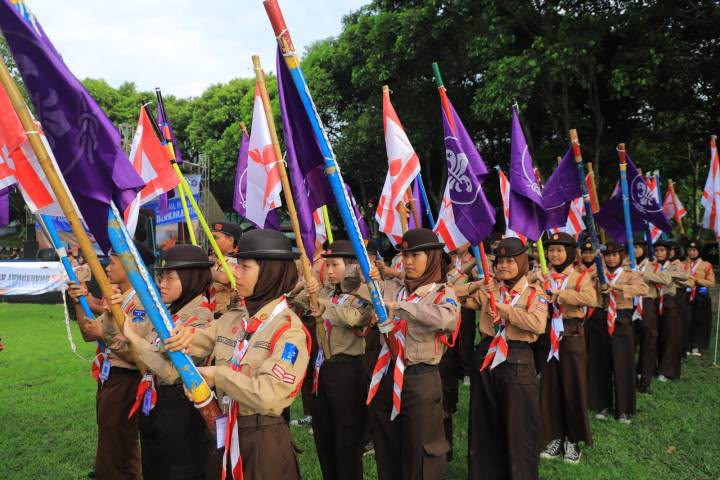 Asah Keterampilan Komunikasi Digital, Pramuka Kota Tangerang Gelar JOTA-JOTI 2026