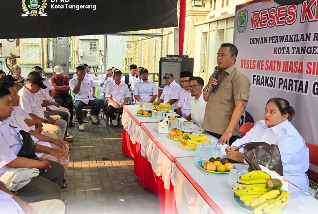 Apanudin Anggota DPRD Kota Tangerang Fraksi Gerindra Gelar Reses