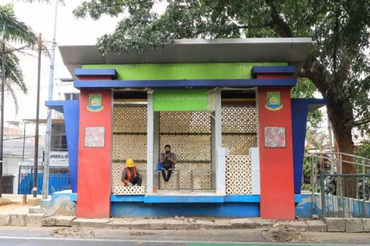 Dishub Kota Tangerang Terus Lakukan Perbaikan Halte