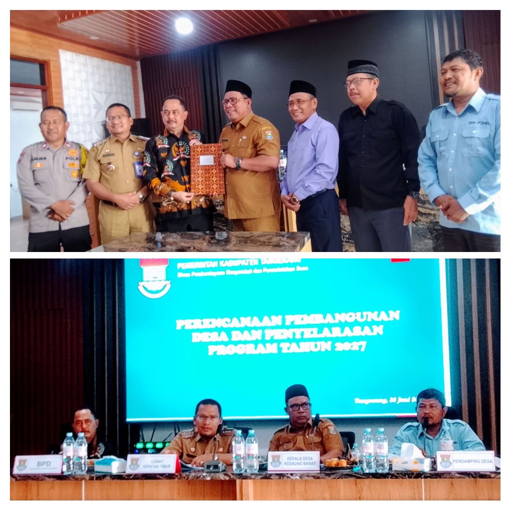 Kades Kedaung Barat Fokus Kuatkan Pertanian dan UMKM Kuliner Lokal di Musrenbang Desa TA 2027.